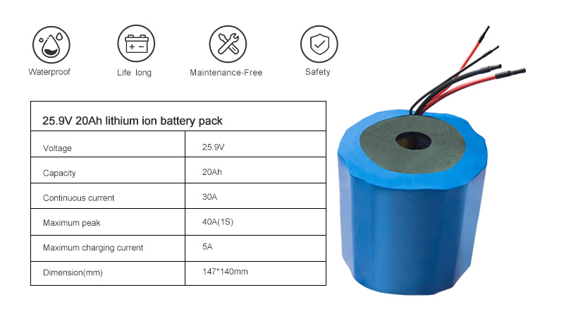 Bateria litowa 25,9v20Ah