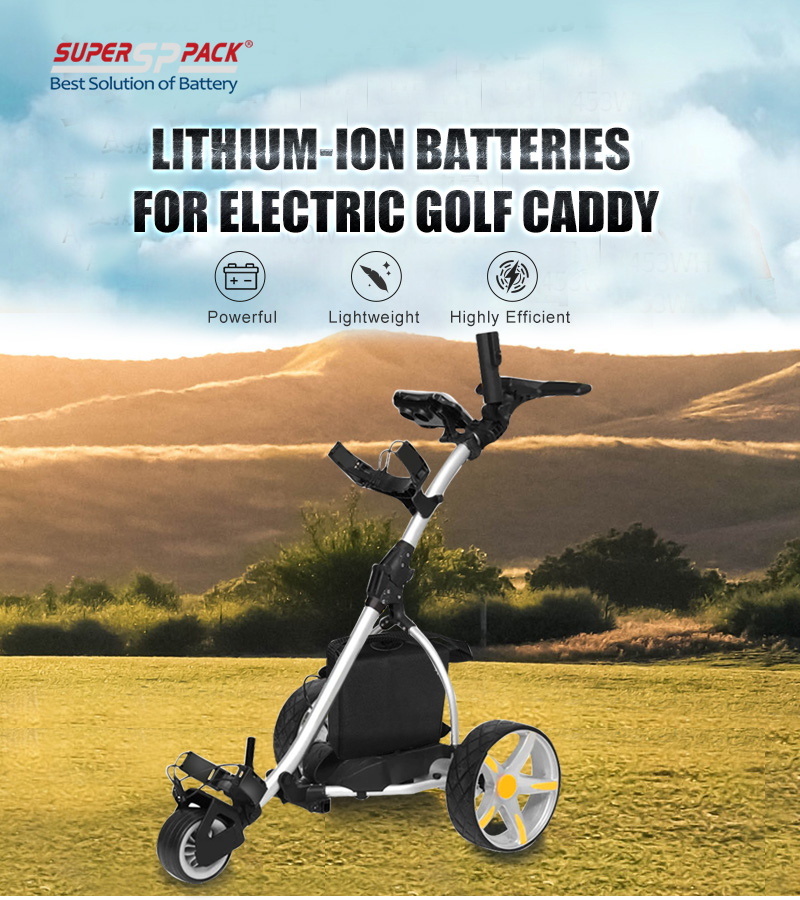 Electric golf trolleys Battery