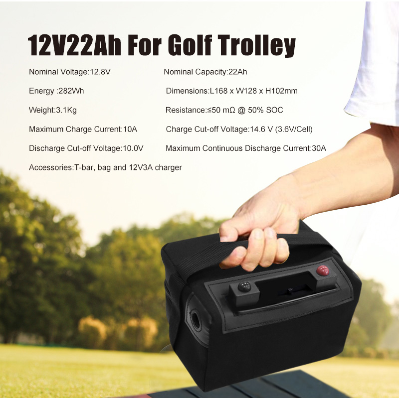 12V22Ah For Golf Trolley