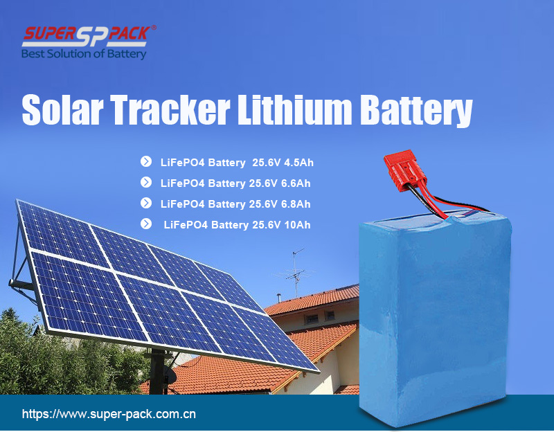 Superpack solar trackers LiFePO4 battery