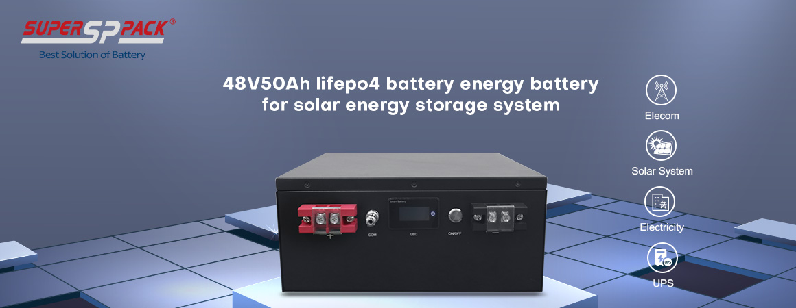 Superpack 48V50Ah lifepo4 battery energy battery for solar energy storage system 