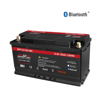  12V100Ah smart bluetooth bateria litowa